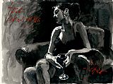 Fabian Perez Tess painting